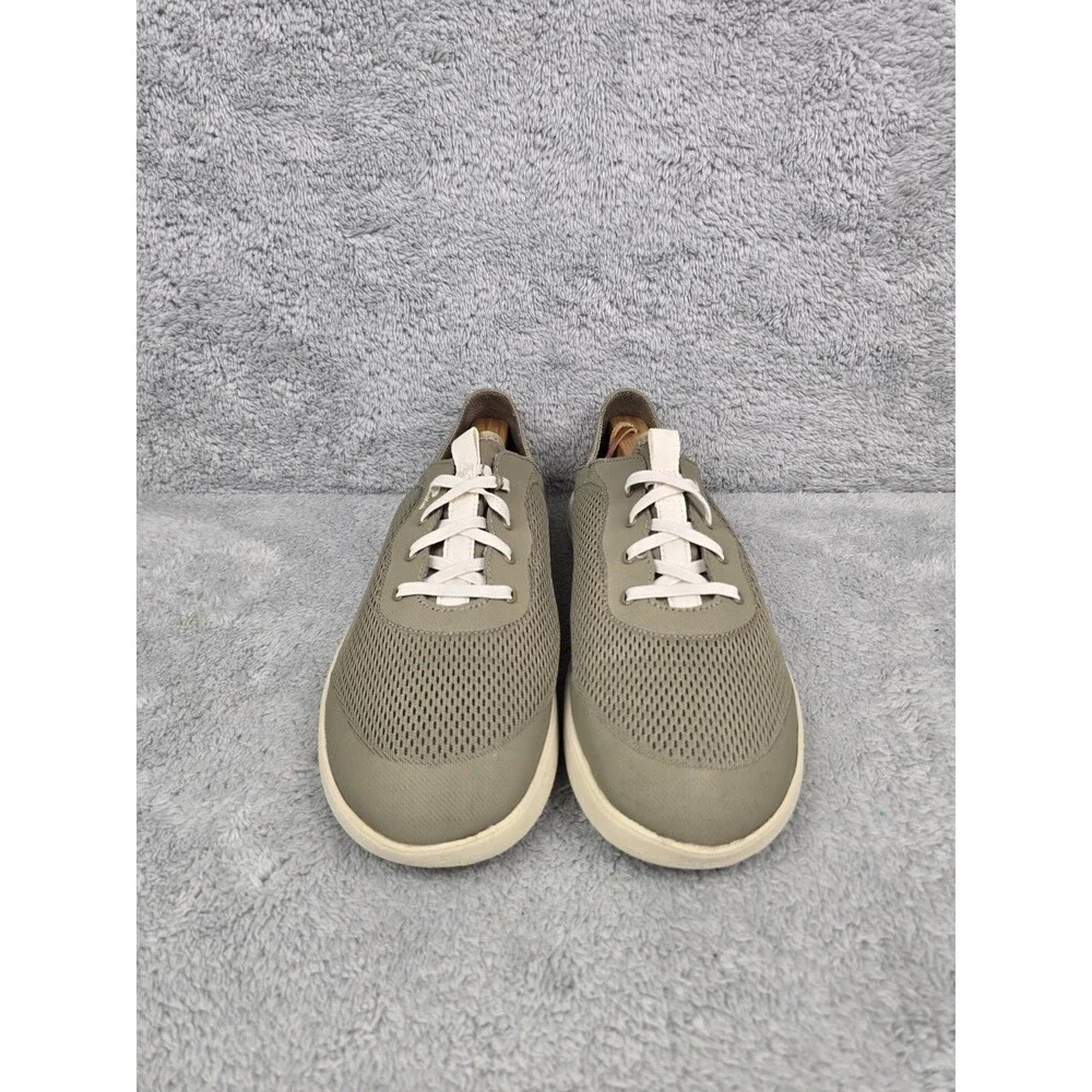 OluKai Moku Pae Men's Size 12 Olive Green Mesh Boat Shoes Sneakers 10472-1020